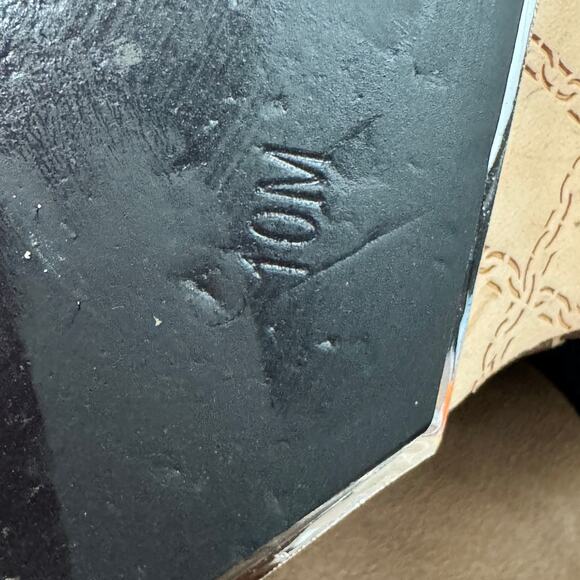 L.A.M.B. Womens Taupe Brown Leather Diva Wedge Ankle Boots Size 10M - Picture 10 of 10